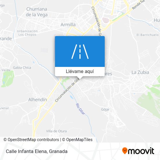 Mapa Calle Infanta Elena