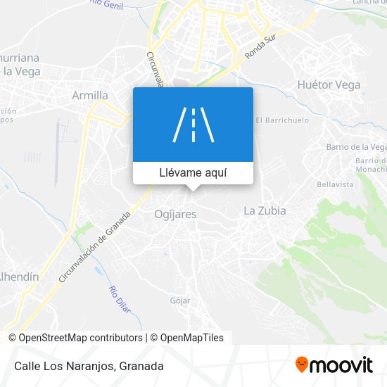 Mapa Calle Los Naranjos