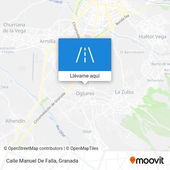 Mapa Calle Manuel De Falla