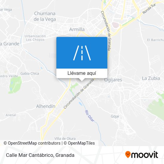 Mapa Calle Mar Cantábrico
