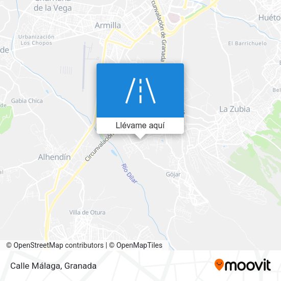 Mapa Calle Málaga