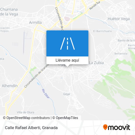 Mapa Calle Rafael Alberti