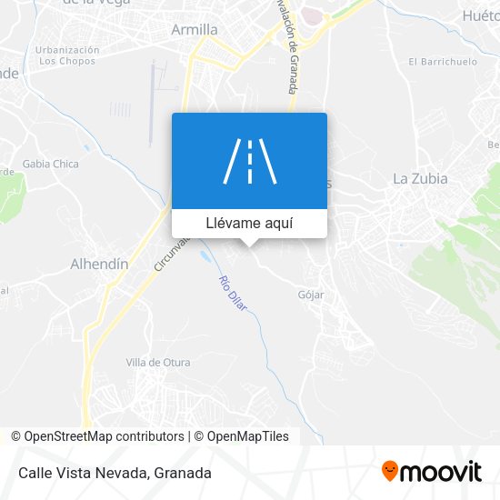Mapa Calle Vista Nevada