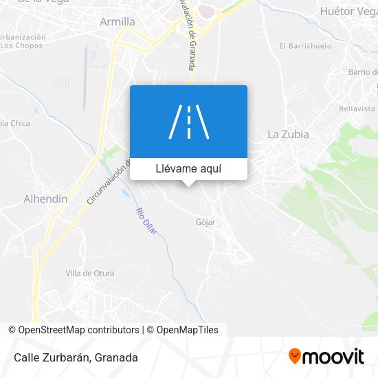 Mapa Calle Zurbarán