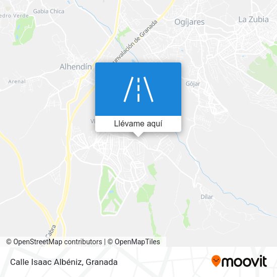 Mapa Calle Isaac Albéniz