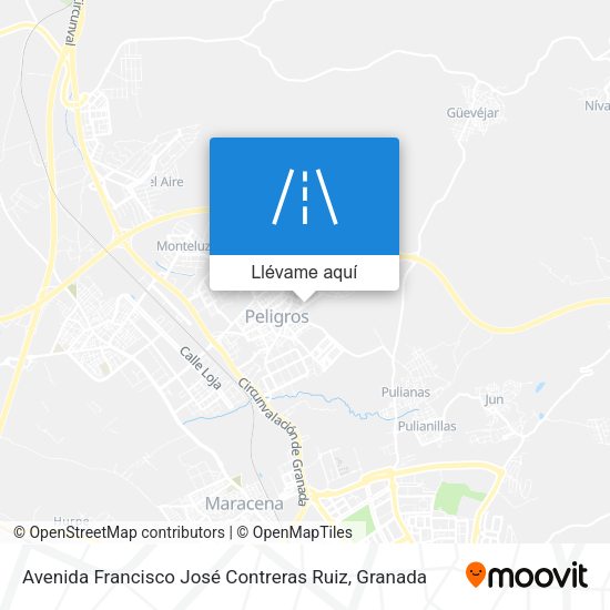 Mapa Avenida Francisco José Contreras Ruiz