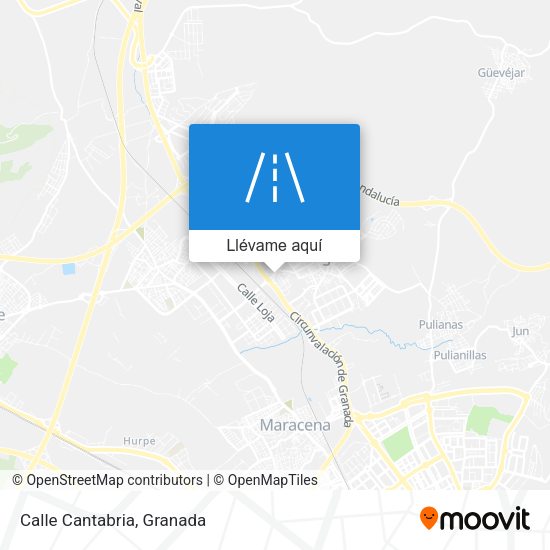 Mapa Calle Cantabria