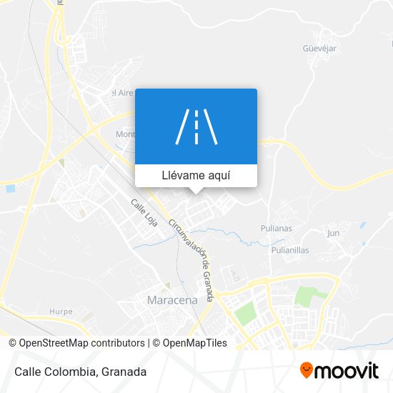 Mapa Calle Colombia