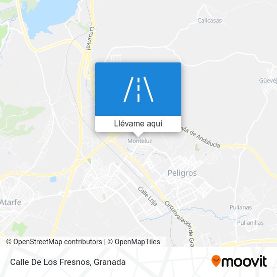 Mapa Calle De Los Fresnos