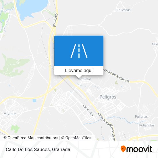 Mapa Calle De Los Sauces