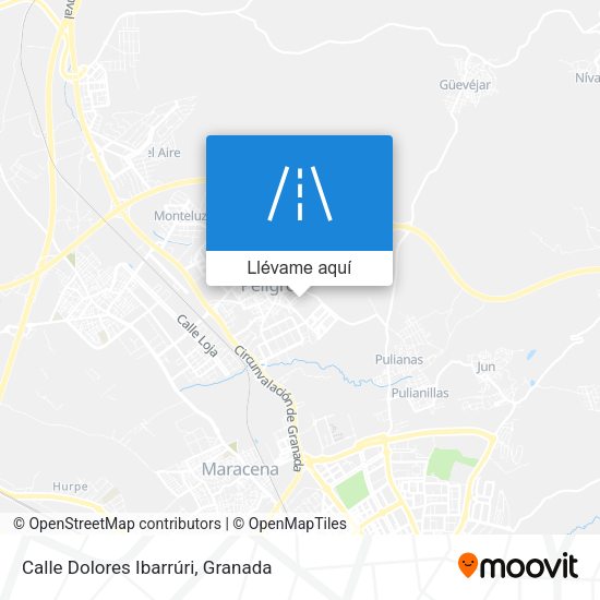 Mapa Calle Dolores Ibarrúri