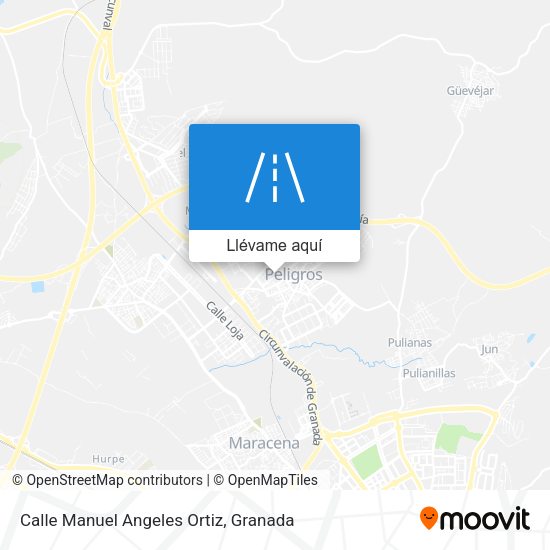 Mapa Calle Manuel Angeles Ortiz
