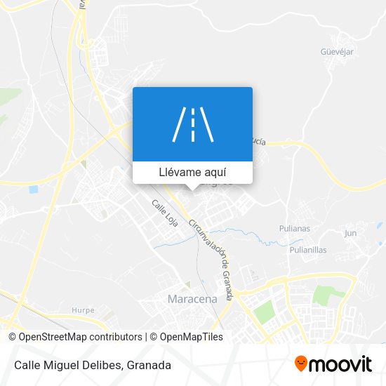 Mapa Calle Miguel Delibes