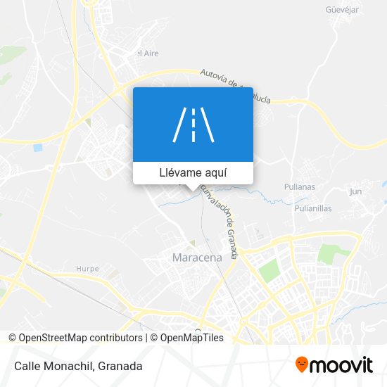 Mapa Calle Monachil