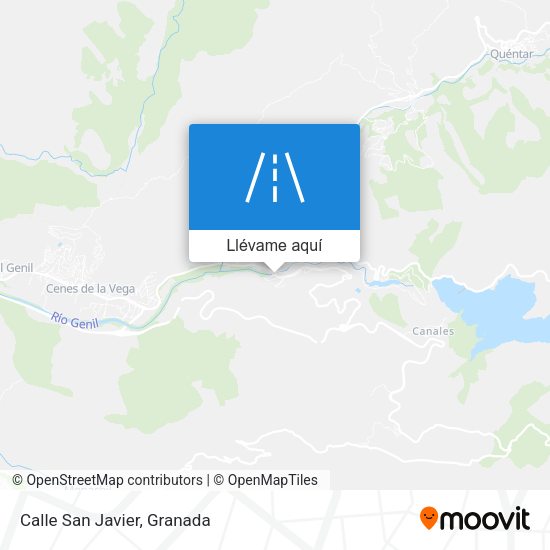 Mapa Calle San Javier