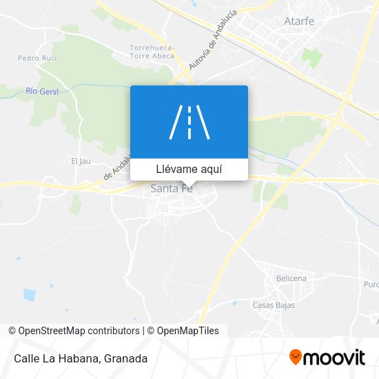 Mapa Calle La Habana