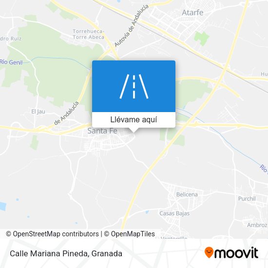 Mapa Calle Mariana Pineda