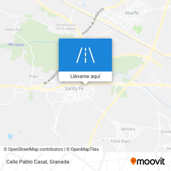 Mapa Calle Pablo Casal