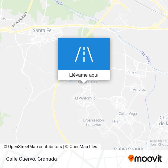 Mapa Calle Cuervo