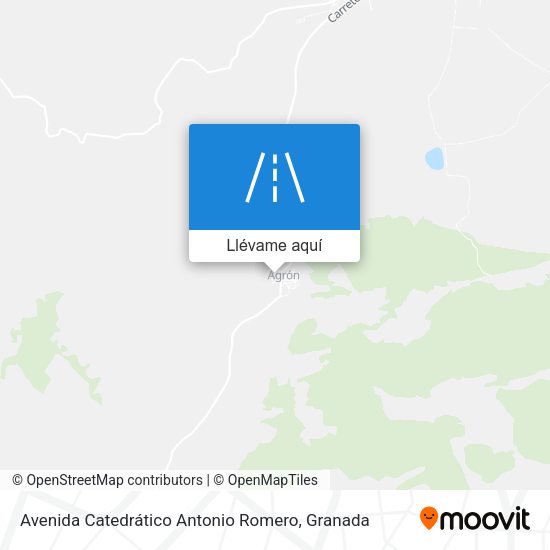 Mapa Avenida Catedrático Antonio Romero