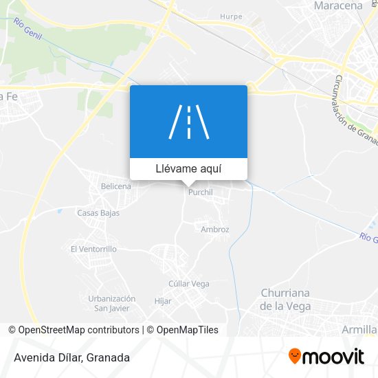 Mapa Avenida Dílar