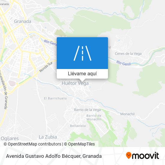 Mapa Avenida Gustavo Adolfo Bécquer