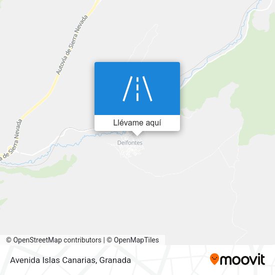 Mapa Avenida Islas Canarias