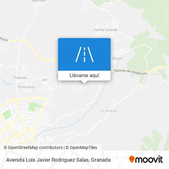 Mapa Avenida Luis Javier Rodríguez Salas