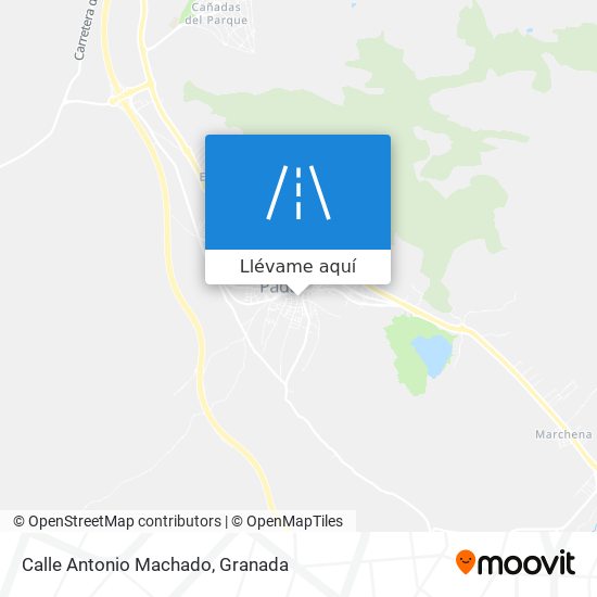 Mapa Calle Antonio Machado