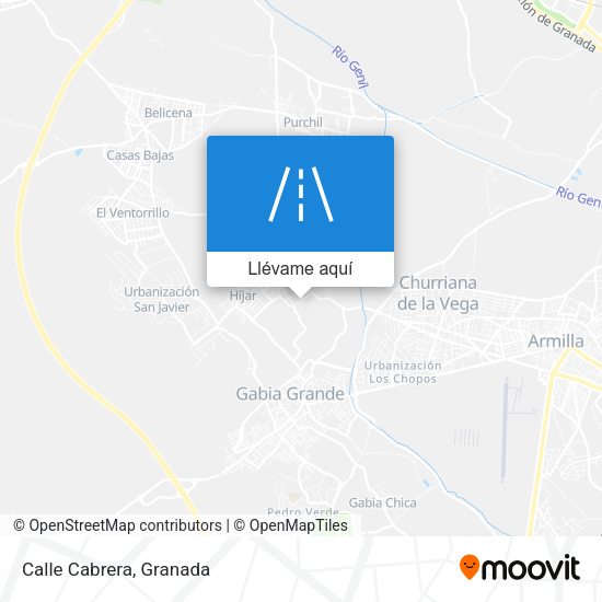 Mapa Calle Cabrera