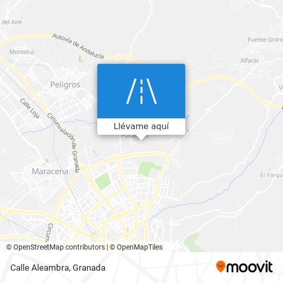 Mapa Calle Aleambra