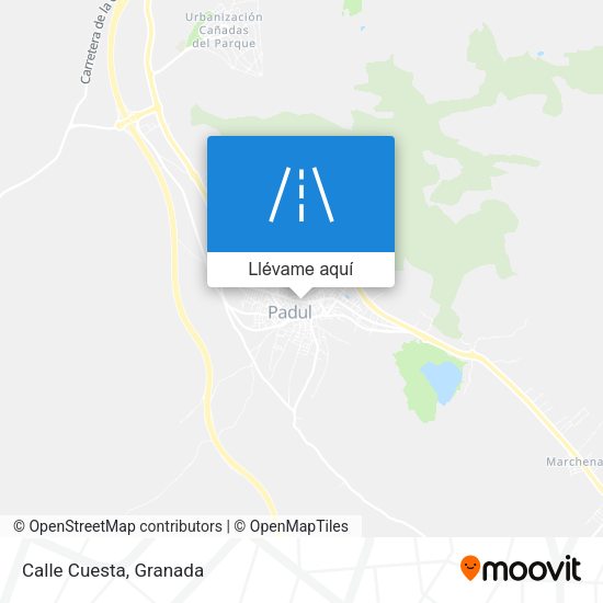 Mapa Calle Cuesta