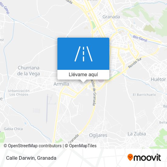 Mapa Calle Darwin