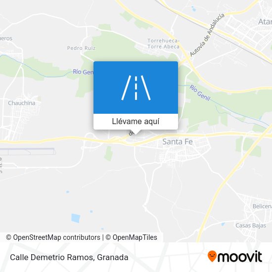 Mapa Calle Demetrio Ramos