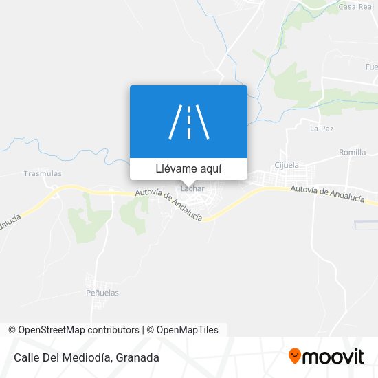 Mapa Calle Del Mediodía