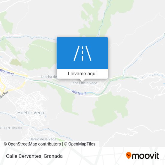 Mapa Calle Cervantes
