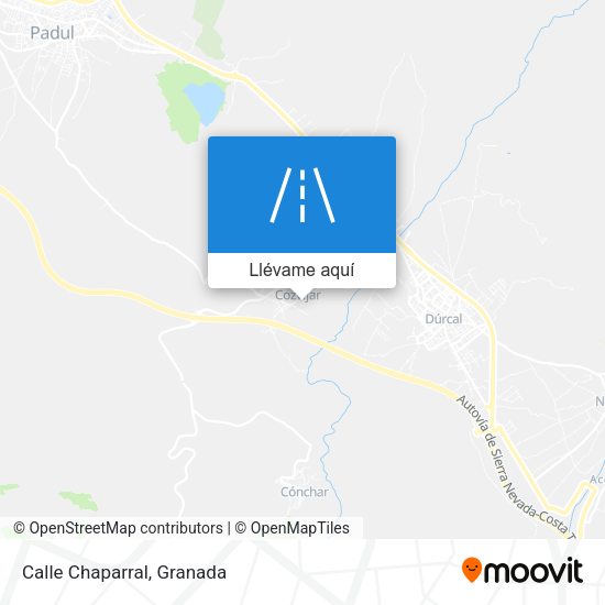 Mapa Calle Chaparral