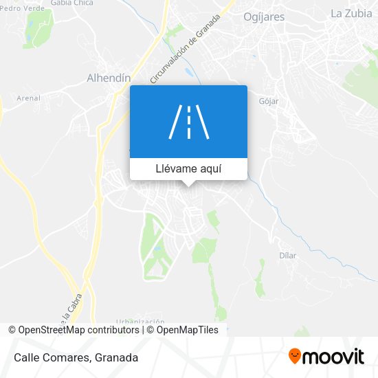 Mapa Calle Comares