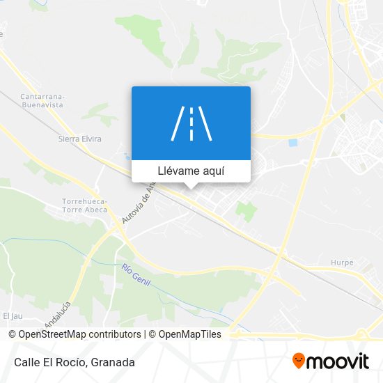 Mapa Calle El Rocío