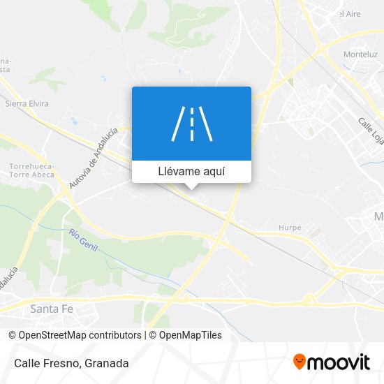 Mapa Calle Fresno