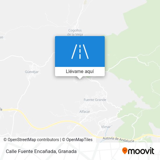 Mapa Calle Fuente Encañada