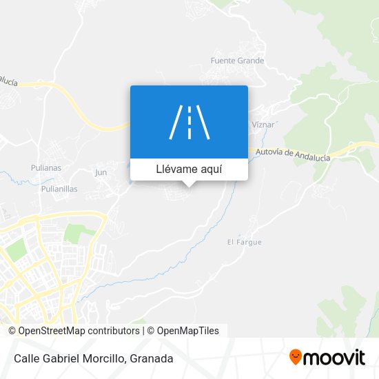 Mapa Calle Gabriel Morcillo
