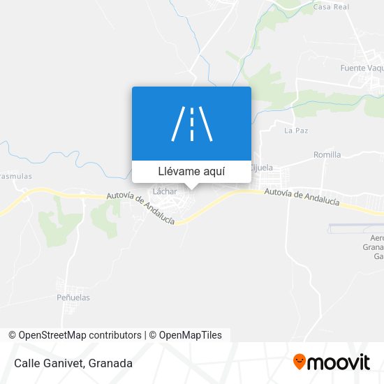 Mapa Calle Ganivet
