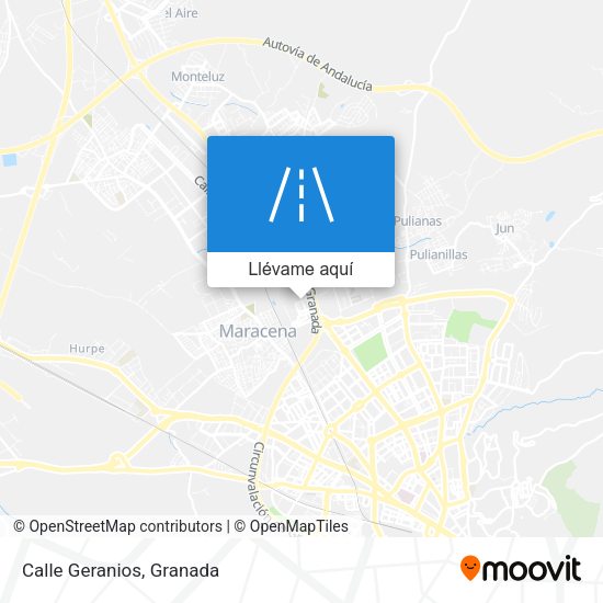 Mapa Calle Geranios