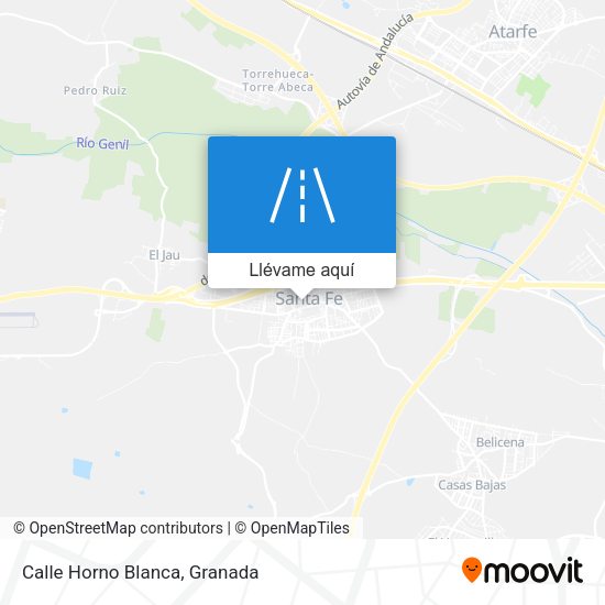 Mapa Calle Horno Blanca