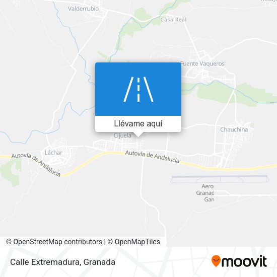 Mapa Calle Extremadura