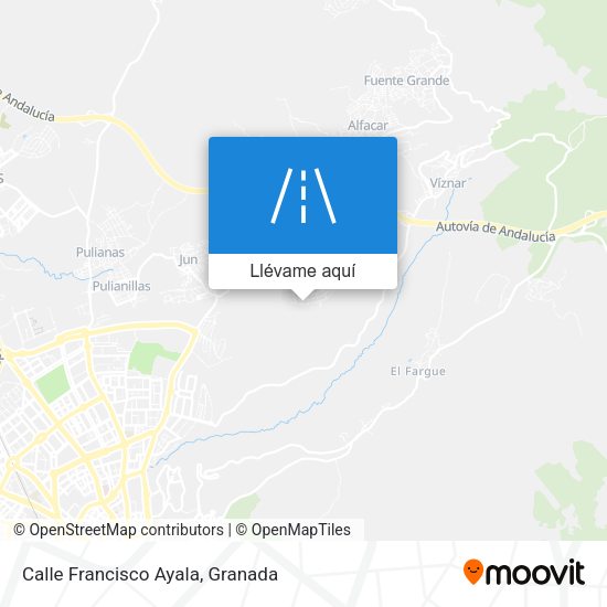 Mapa Calle Francisco Ayala