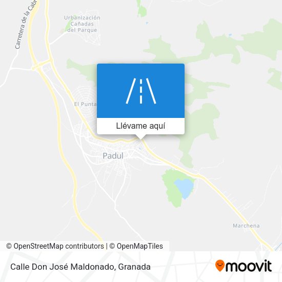 Mapa Calle Don José Maldonado