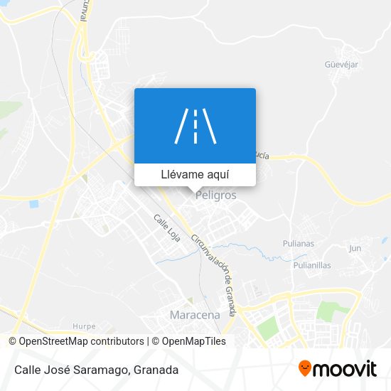 Mapa Calle José Saramago