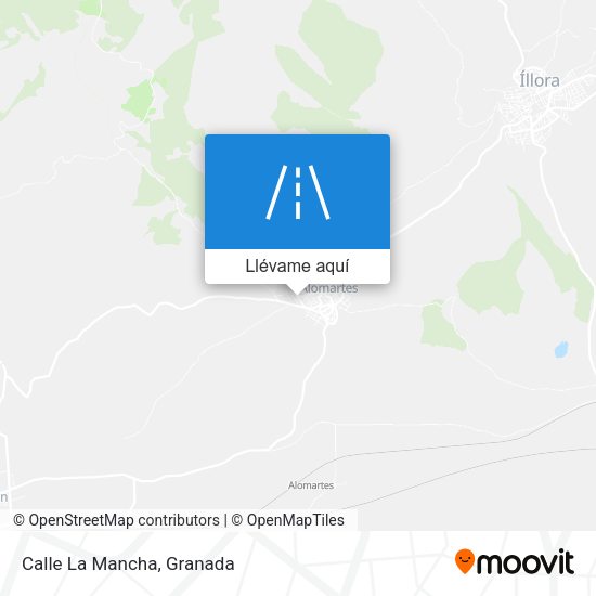 Mapa Calle La Mancha